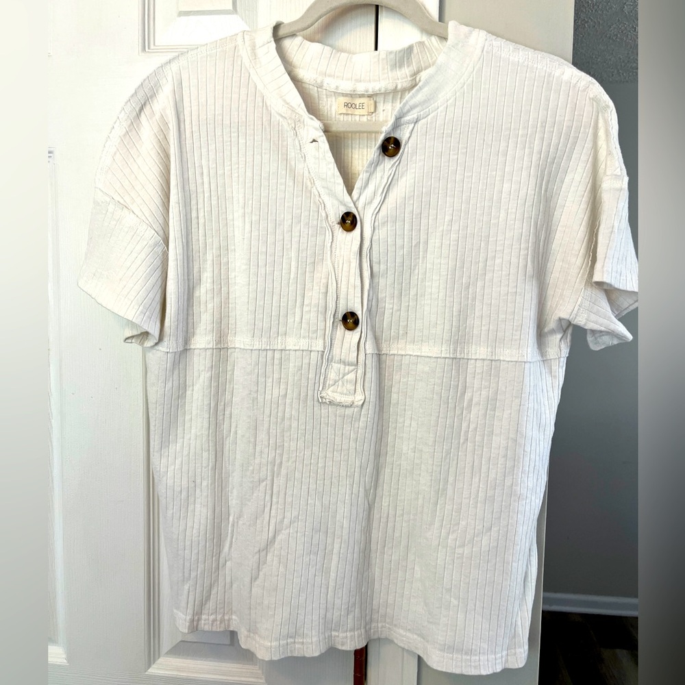 Casual white blouse